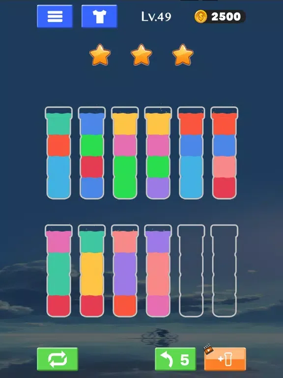 Water Sorting - Sorting Color iPad  سکرین شاٹس