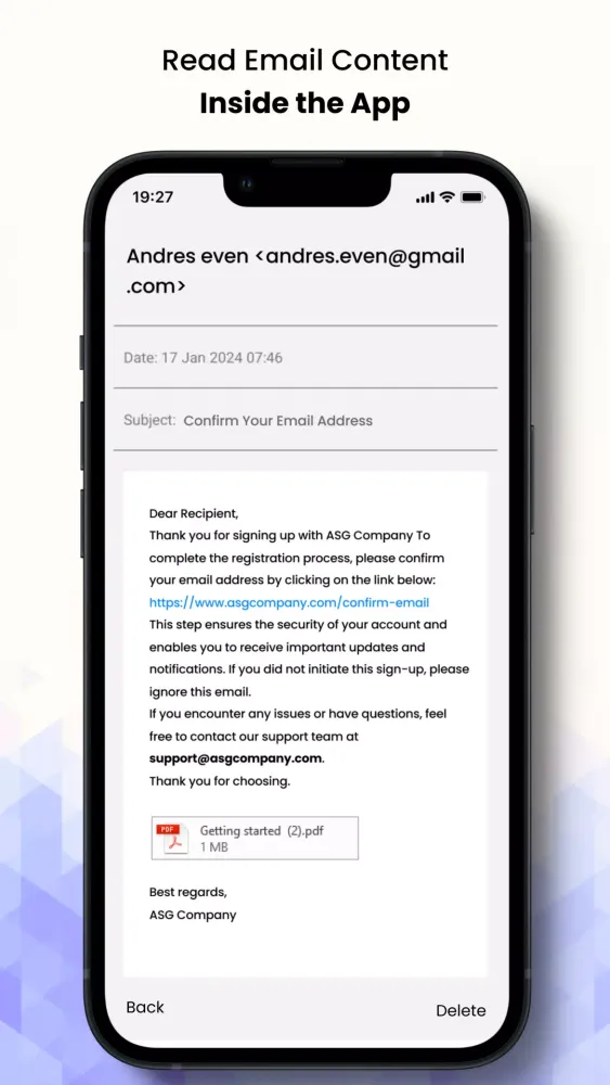 Temp Mail - Email Generator Screenshots