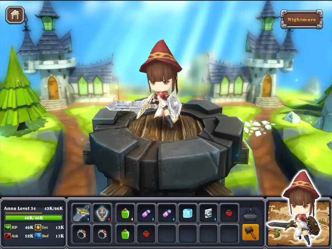 ภาพหน้าจอของ Clumsy Knights iPad 