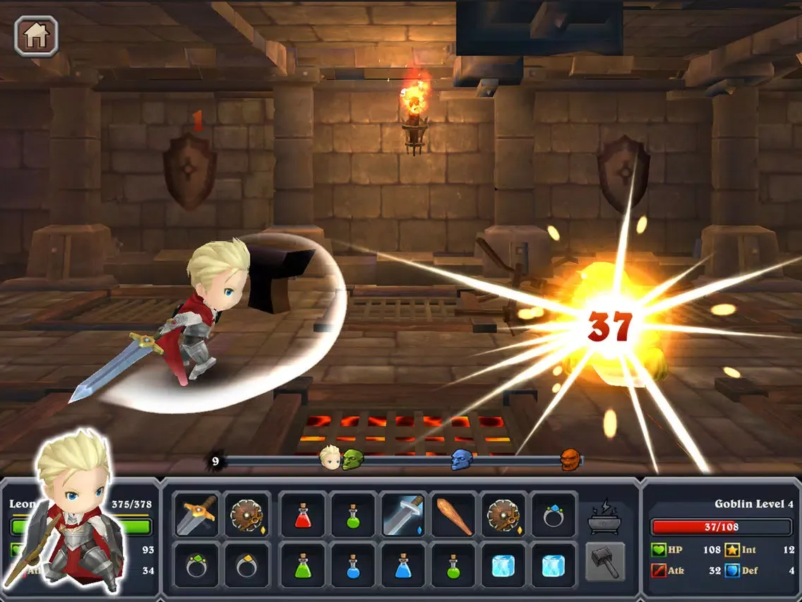 ภาพหน้าจอของ Clumsy Knights iPad 