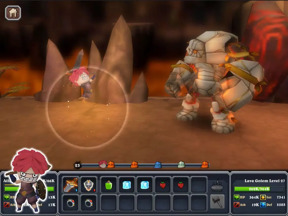 ภาพหน้าจอของ Clumsy Knights iPad 