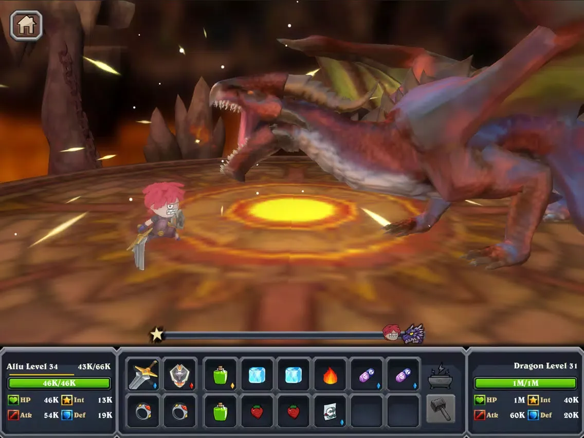 ภาพหน้าจอของ Clumsy Knights iPad 