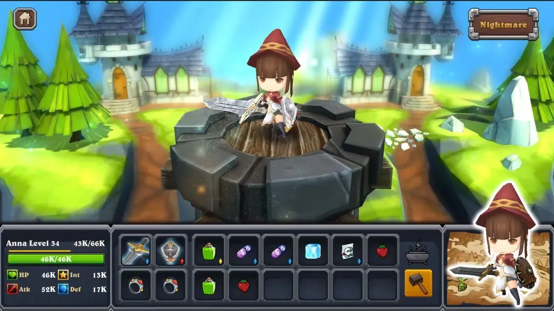 ภาพหน้าจอของ Clumsy Knights