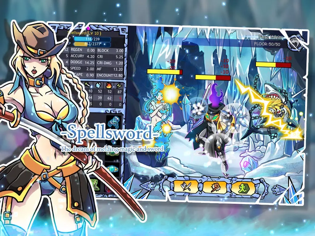 تصاویر Monster Dungeons : Magic & Swords Free iPad 