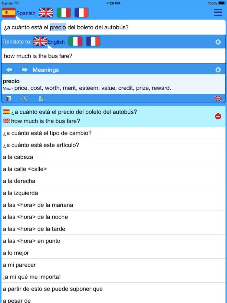 Screenshot di Translator Suite English-Spanish (Offline) iPad 