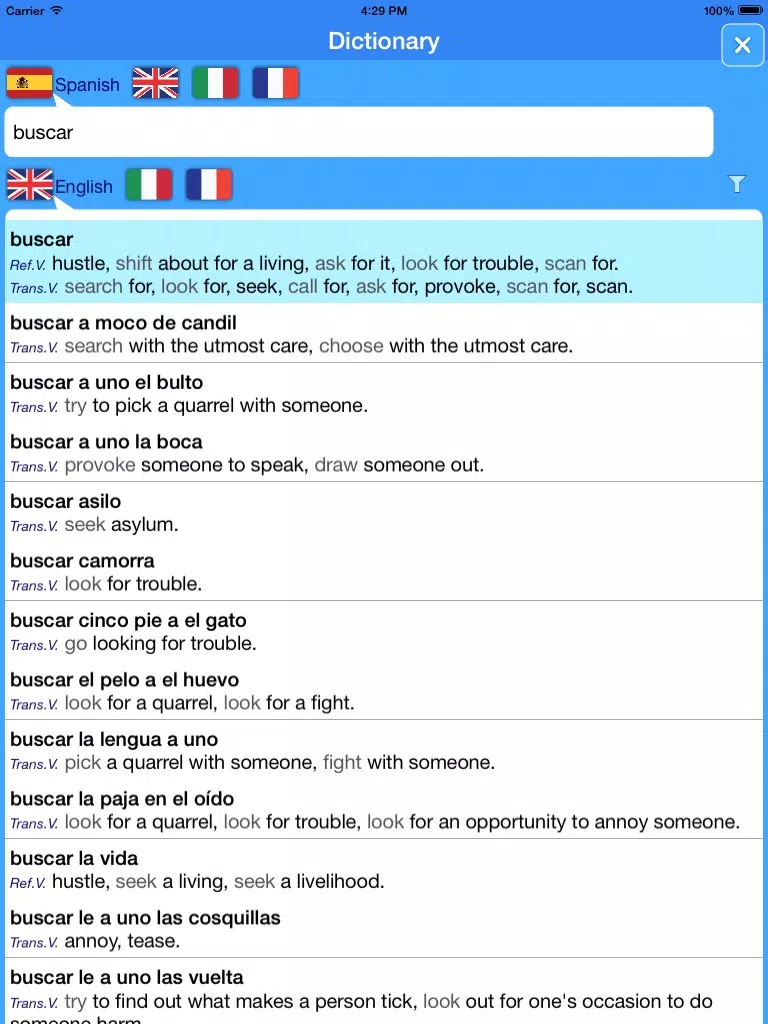 Tangkapan layar Translator Suite English-Spanish (Offline) iPad 