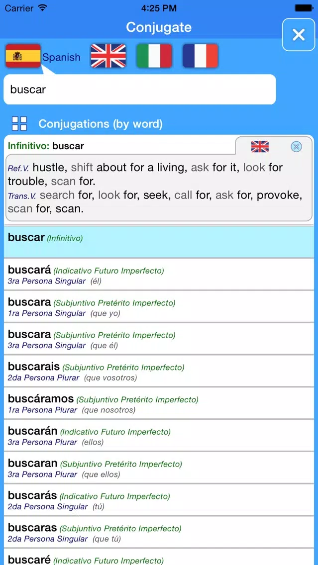Tangkapan layar Translator Suite English-Spanish (Offline)