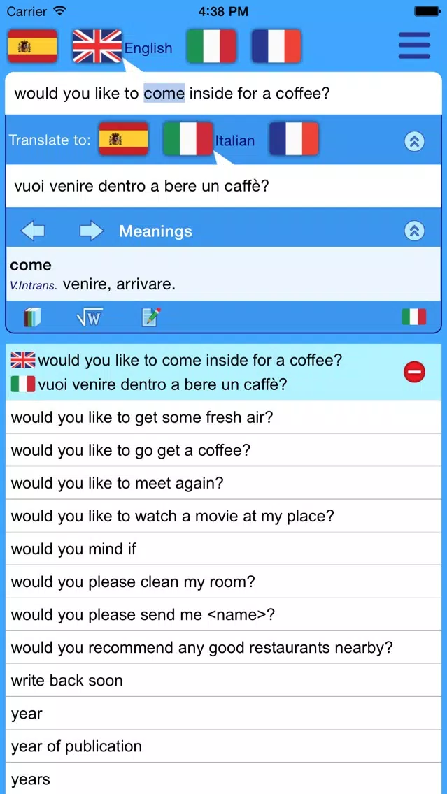 Tangkapan skrin Translator Suite English-Italian (Offline)