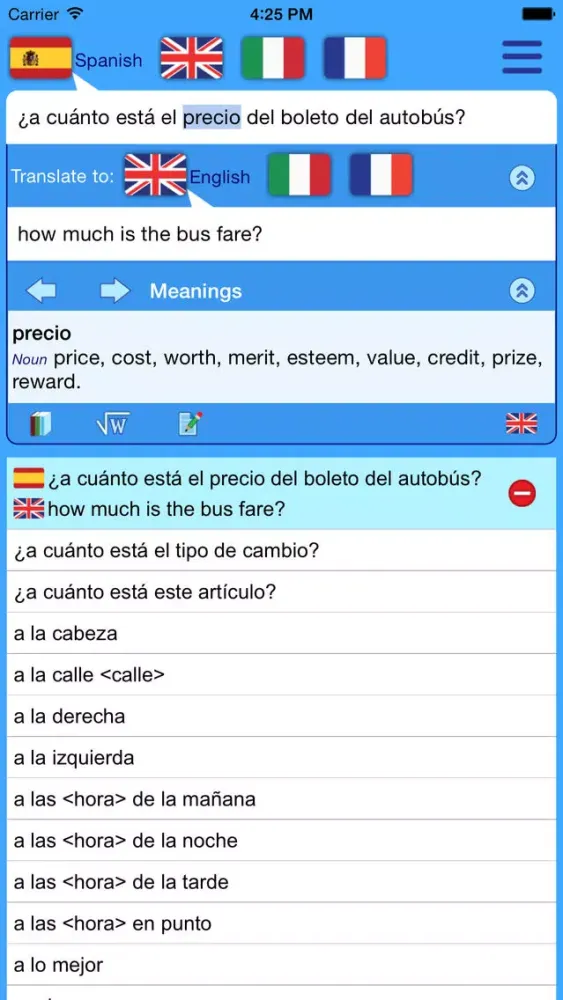 Captures d'écran de Translator Suite Spanish Package (Offline)