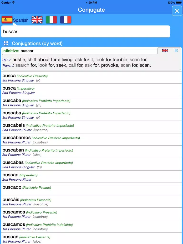 Translator Suite Spanish-Italian (Offline) iPad 應用截圖