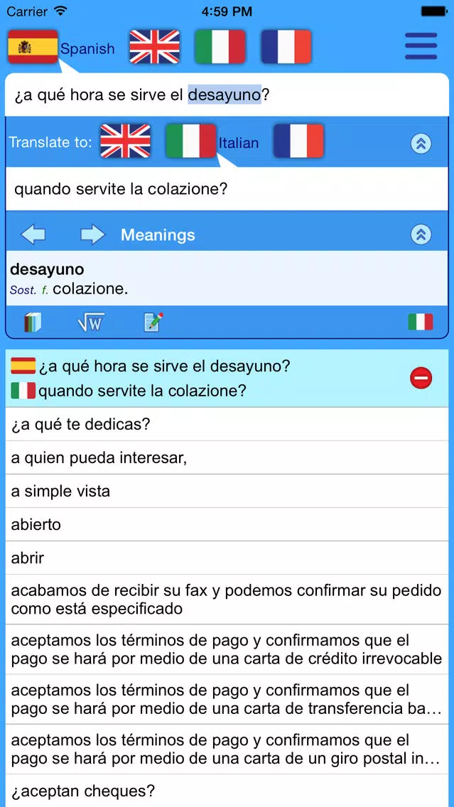 Translator Suite Spanish-Italian (Offline)應用截圖