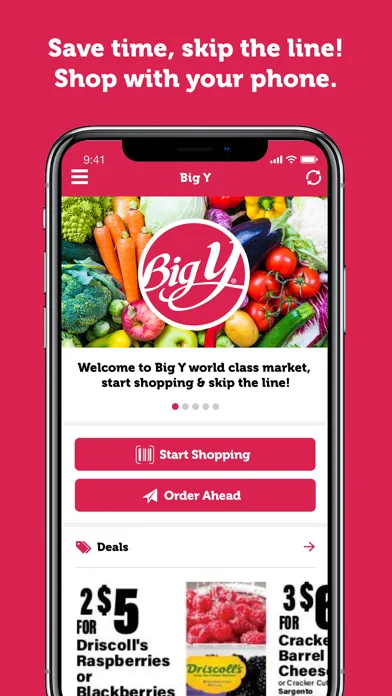Big Y myExpress Checkout Screenshots