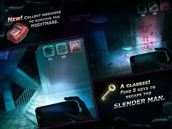 Tangkapan layar Slender Man Origins 3 Lite: Escape From School iPad 
