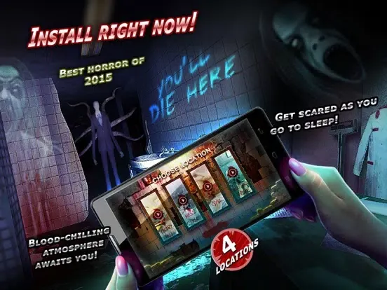 Tangkapan layar Slender Man Origins 3 Lite: Escape From School iPad 