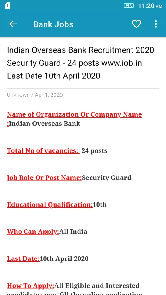 Bihar Jobs Ekran Görüntüleri