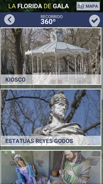 Capturas de tela do La Florida de Gala V-G