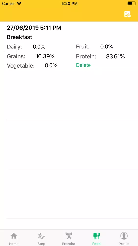 Captures d'écran de APD Health Nudge App
