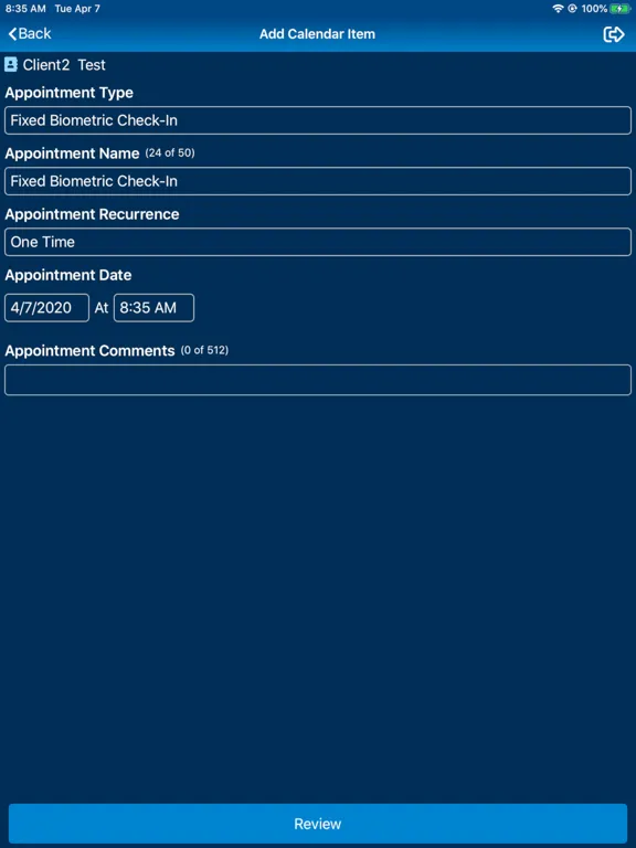 Zrzuty ekranu TotalAccess Mobile iPad 