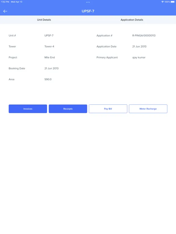 Screenshot di Bijli Connect iPad 
