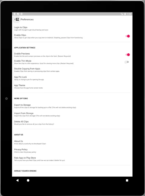 Tangkapan layar Clipo Pro