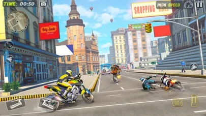 Captures d'écran de Bike Driving City Racing Games