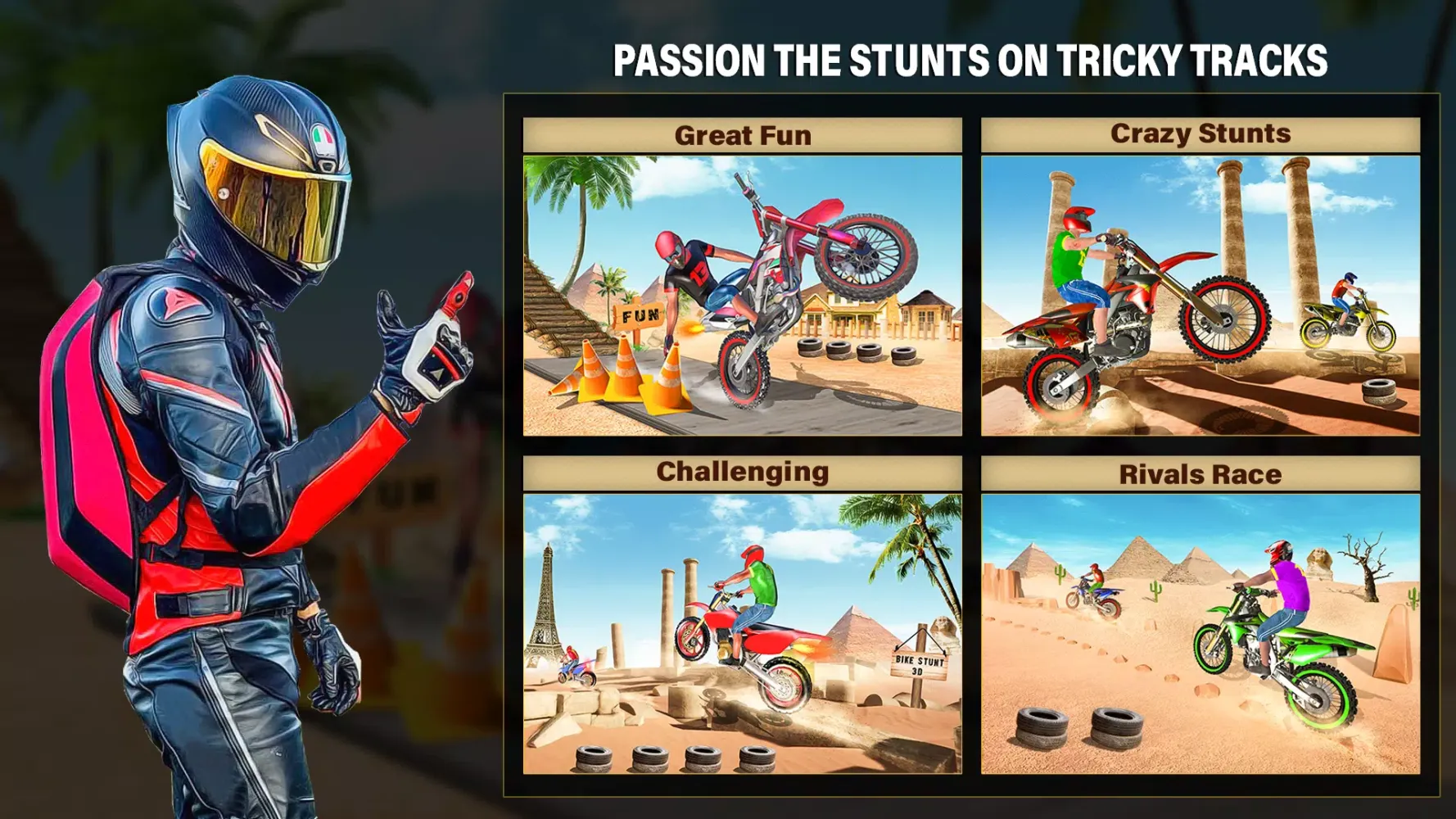 Bike Stunt Race Bike Racing 3D Screenshots