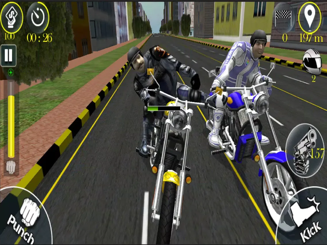 Скриншоты Bike Stunt Fight - Attack Race iPad 