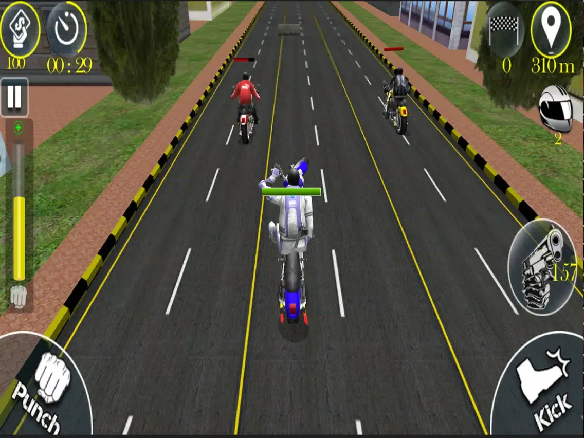 Скриншоты Bike Stunt Fight - Attack Race iPad 