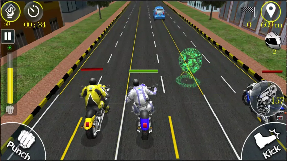 Скриншоты Bike Stunt Fight - Attack Race
