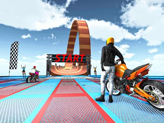Stunt Bike Mega Ramp Game 3D iPad  سکرین شاٹس