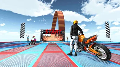 Stunt Bike Mega Ramp Game 3D سکرین شاٹس