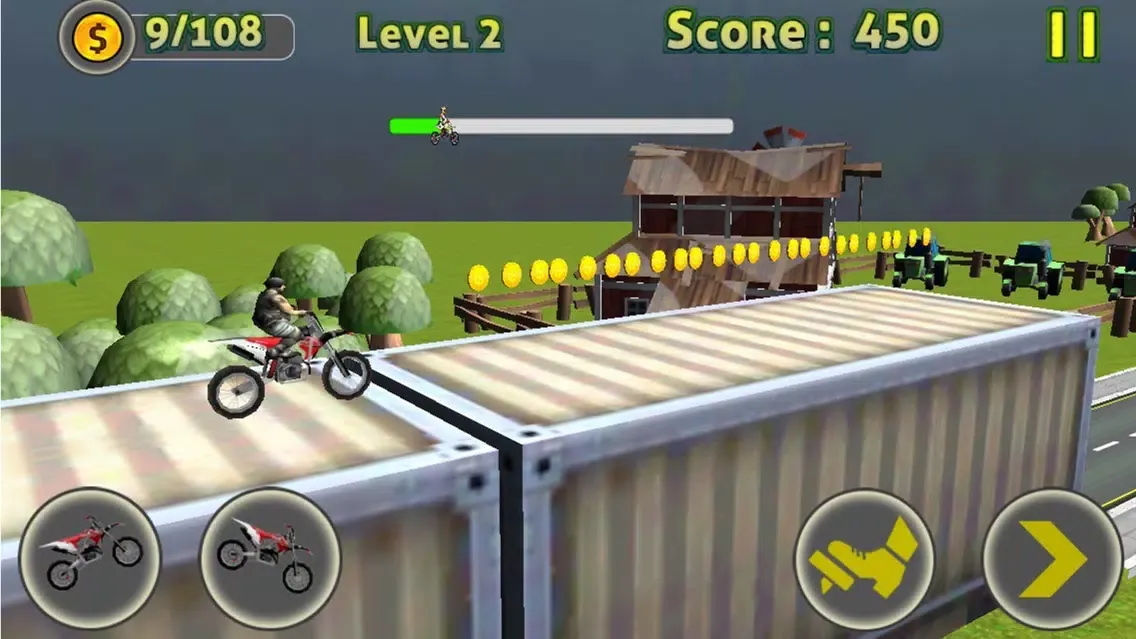 Ảnh chụp màn hình của Bike Stunt Rider: Speedy