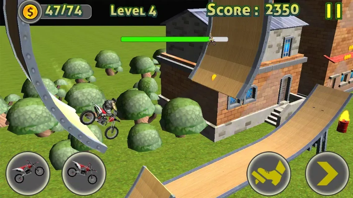 Ảnh chụp màn hình của Bike Stunt Rider: Speedy