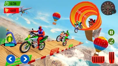 Tangkapan skrin Superhero Bike Racing Games