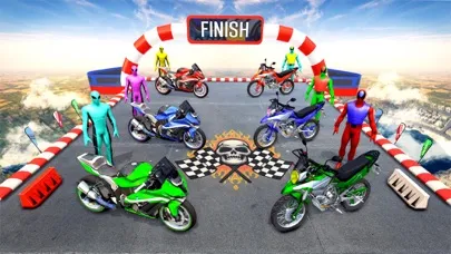 Tangkapan skrin Superhero Bike Racing Games