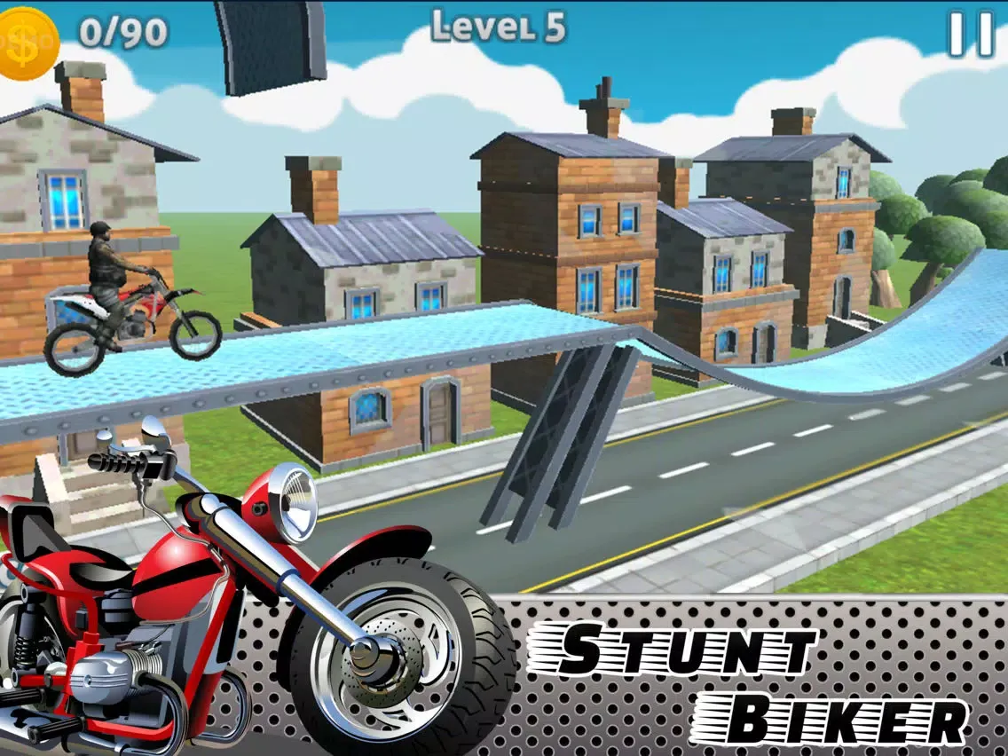 Bike Mega Stunts Impossible 3D iPad 应用截图