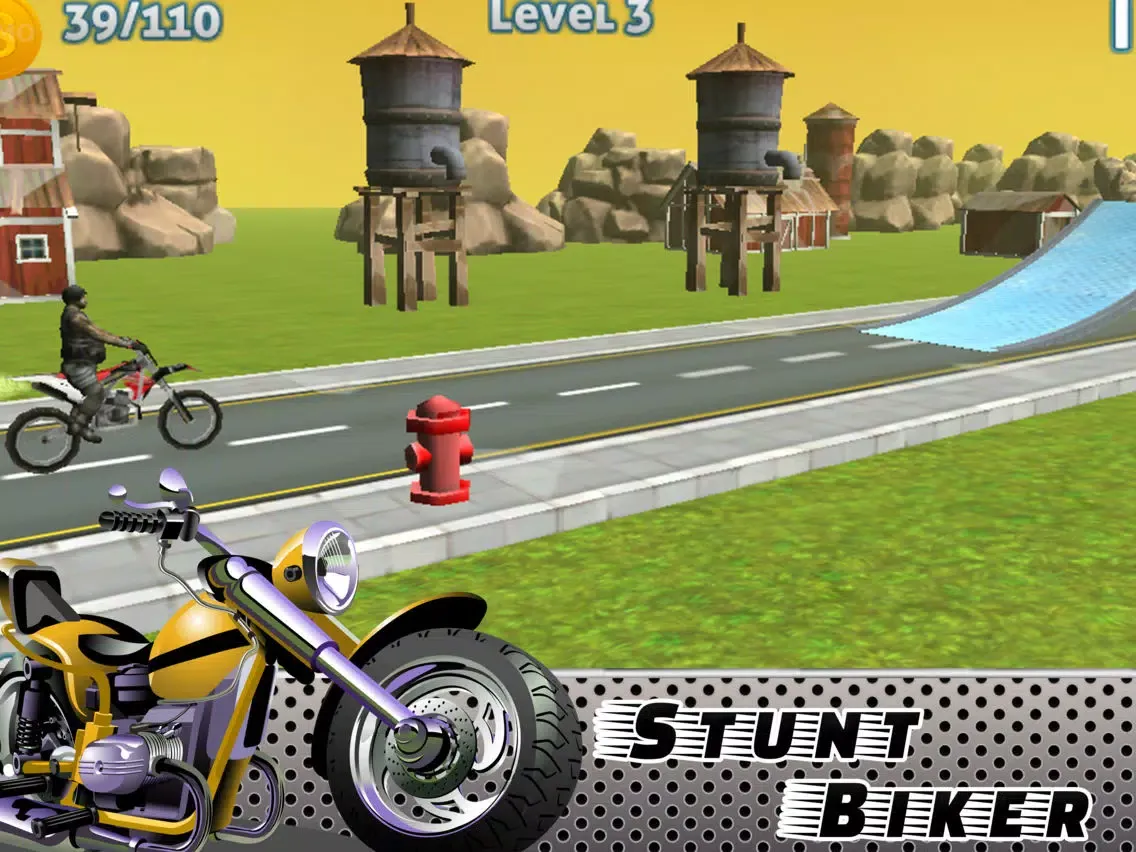Bike Mega Stunts Impossible 3D iPad 应用截图