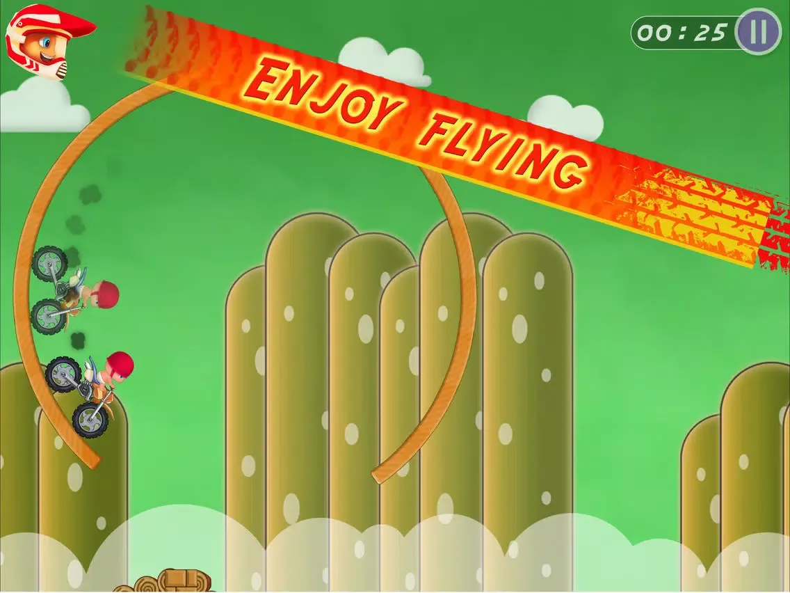 Racing Games 2017 :Happy Bike Wheels Drive iPad  Ekran Görüntüleri