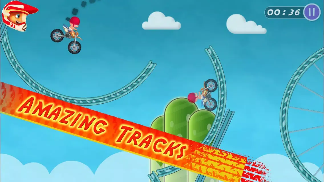 Racing Games 2017 :Happy Bike Wheels Drive Ekran Görüntüleri