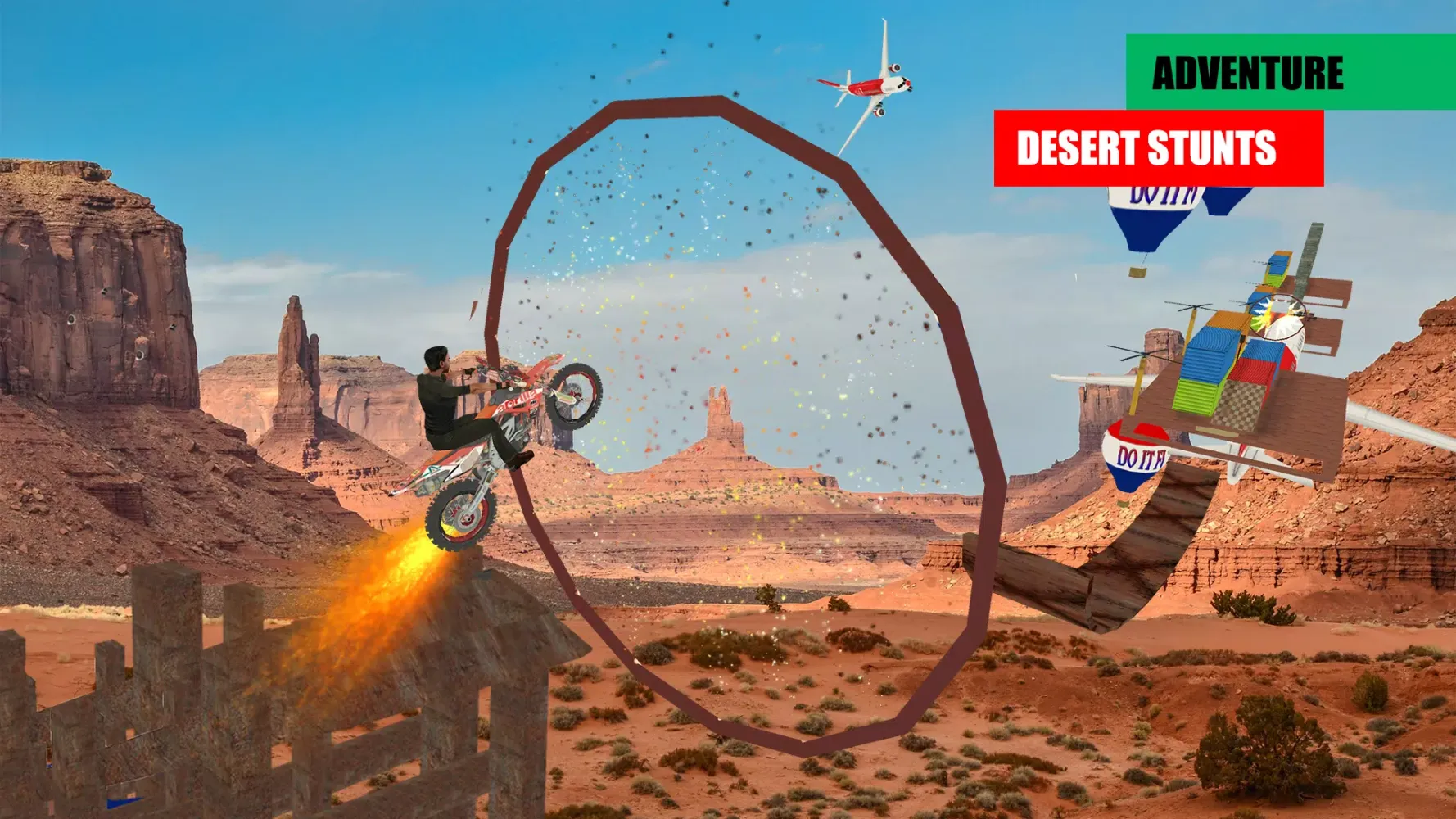 Tricky Bike Stunt - Bike Games স্ক্রিনশট