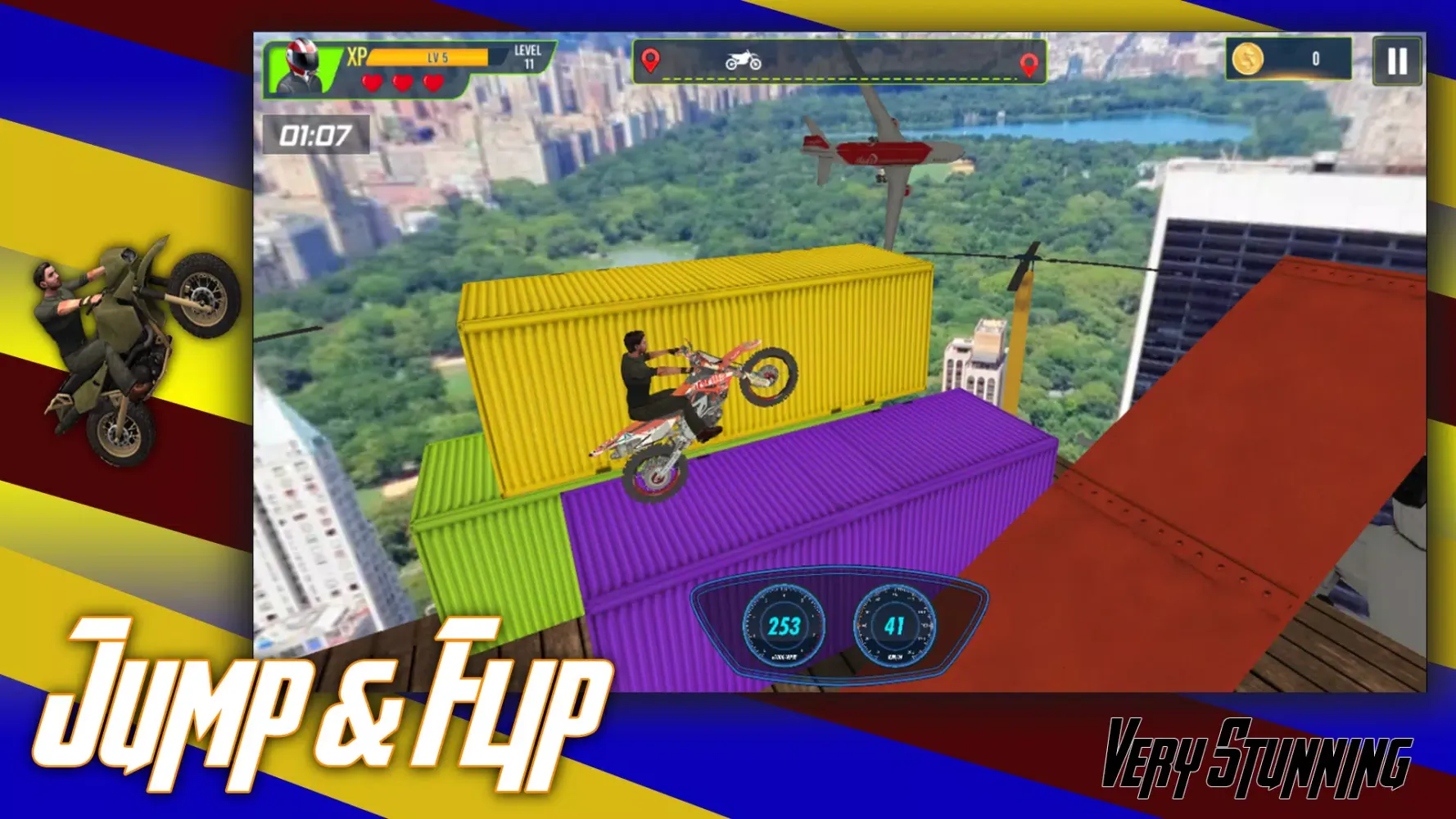 Tricky Bike Stunt - Bike Games স্ক্রিনশট