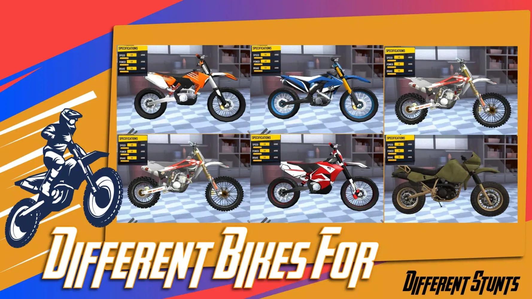Tricky Bike Stunt - Bike Games স্ক্রিনশট