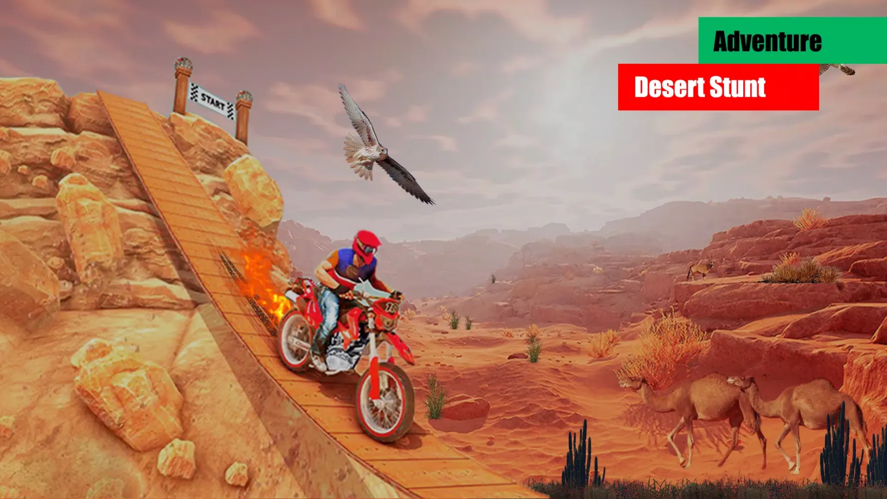 Tricky Bike Stunt - Bike Games স্ক্রিনশট