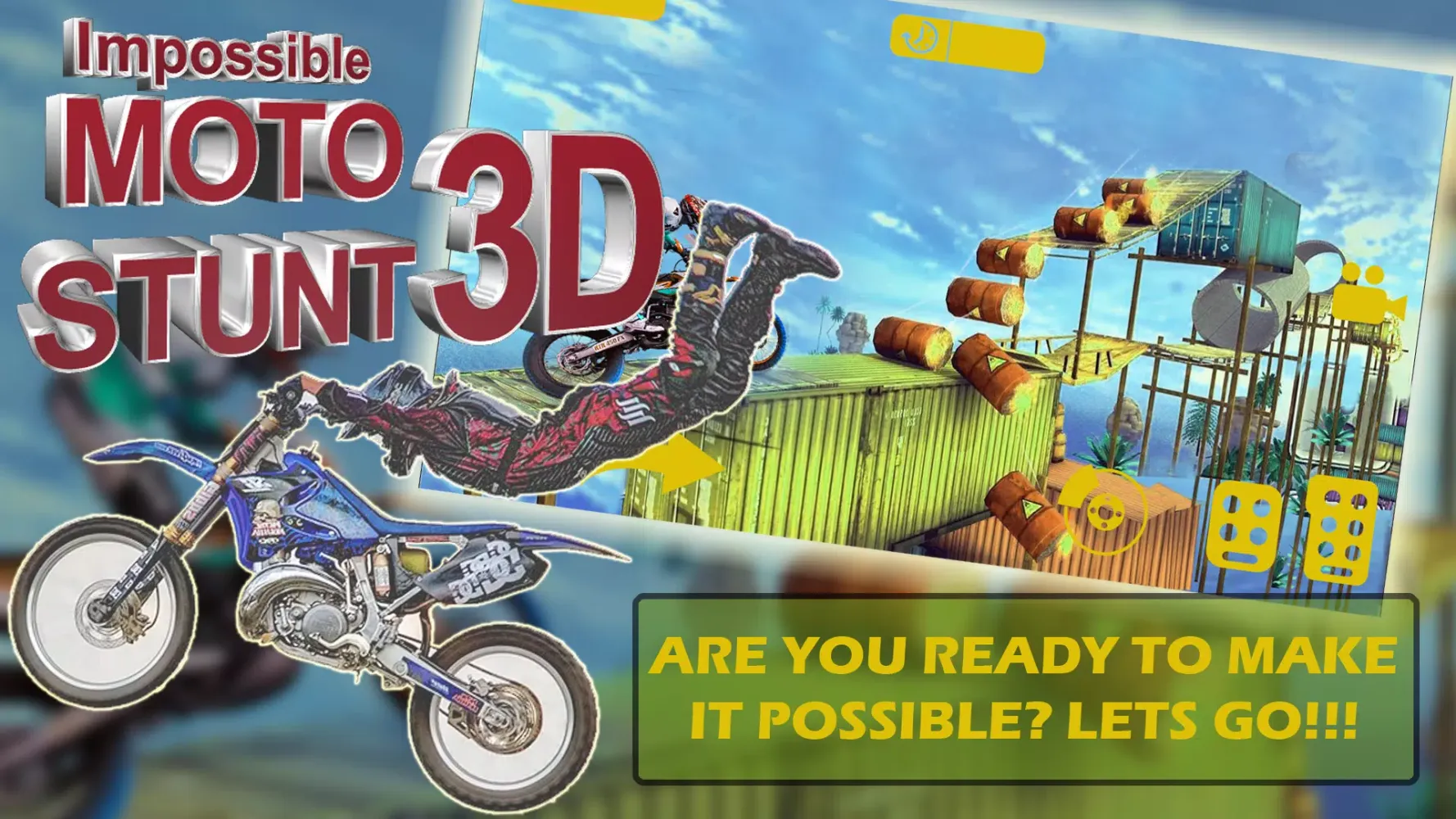 Screenshot di Bike stunt 3d games-Bike games