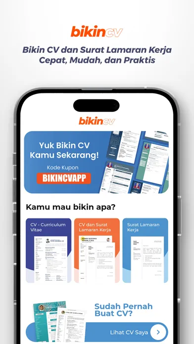 تصاویر BikinCV : CV & Resume Maker