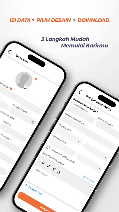 تصاویر BikinCV : CV & Resume Maker