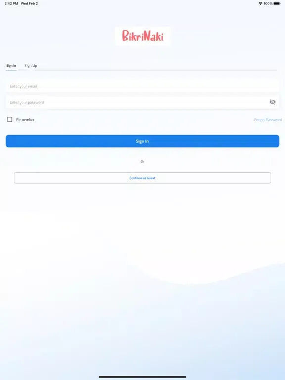 BikriNaki iPad  স্ক্রিনশট