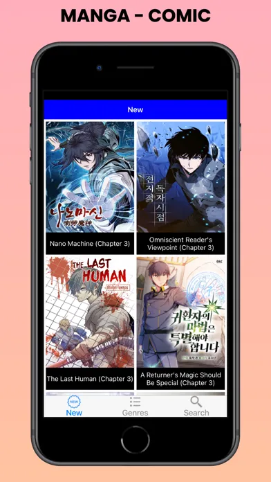Manga Reader - Comics Novels سکرین شاٹس