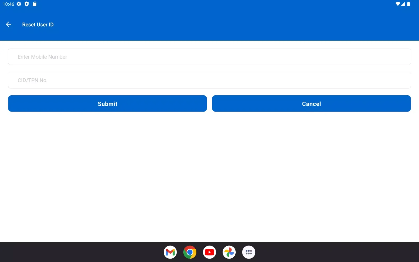 Screenshot di mBIL