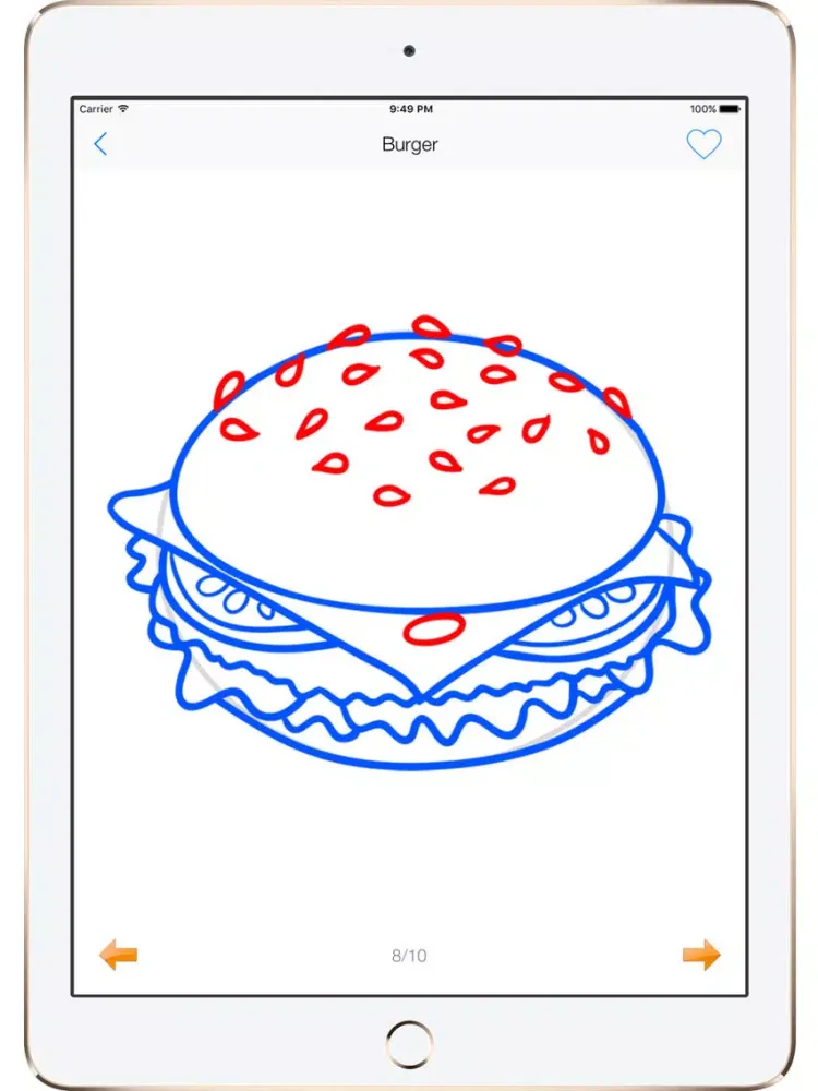Скриншоты Draw Food and Beverage iPad 